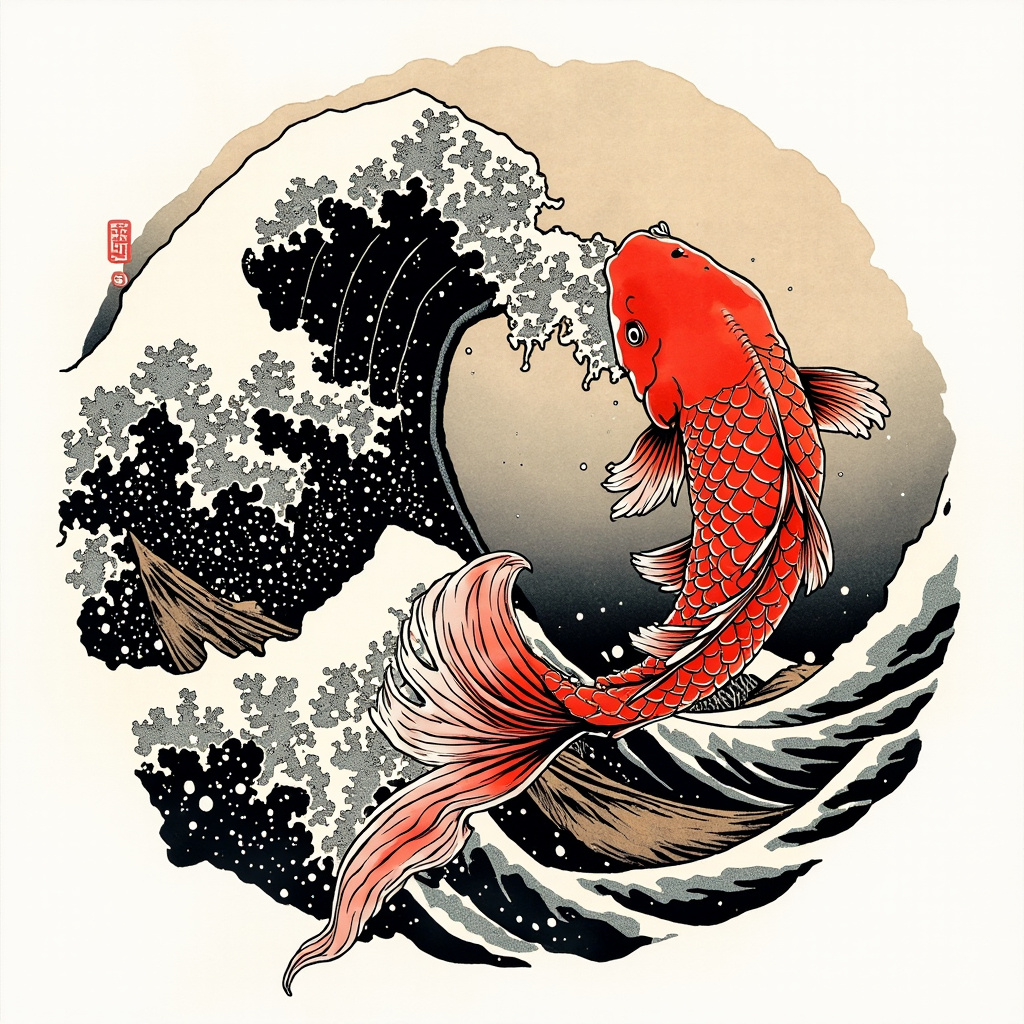 Koi & Wave